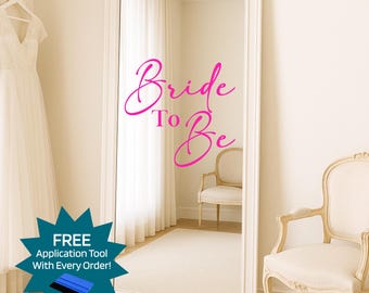 Espejo para selfis de despedida de soltera: Calcomanía para espejo de boda / Pegatinas inolvidables para futuras novias