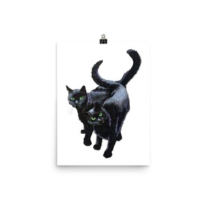 Black Cats Print