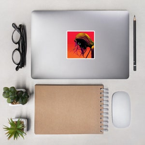 Phoebe Bridgers &quot;Red Satellite&quot; bubbelvrije stickers