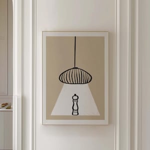 Salt and Light Modern Aesthetic Christian Bible Verse Wall Art Jesus Biblical Scripture Illustration Print French Kitchen Lamp Poster Decor Vintage Food Poster Retro Food Art Mid Century Modern Print Cool Christian Modern French Kitchen Wall Art Salt and Light of the World goodness of God daily reminder spiritual affirmation morning devotion reflection for christians gift for mom religious painting biblical quote memory verse ambassador of christ light of the world matthew 5:13-16 Jesus follower