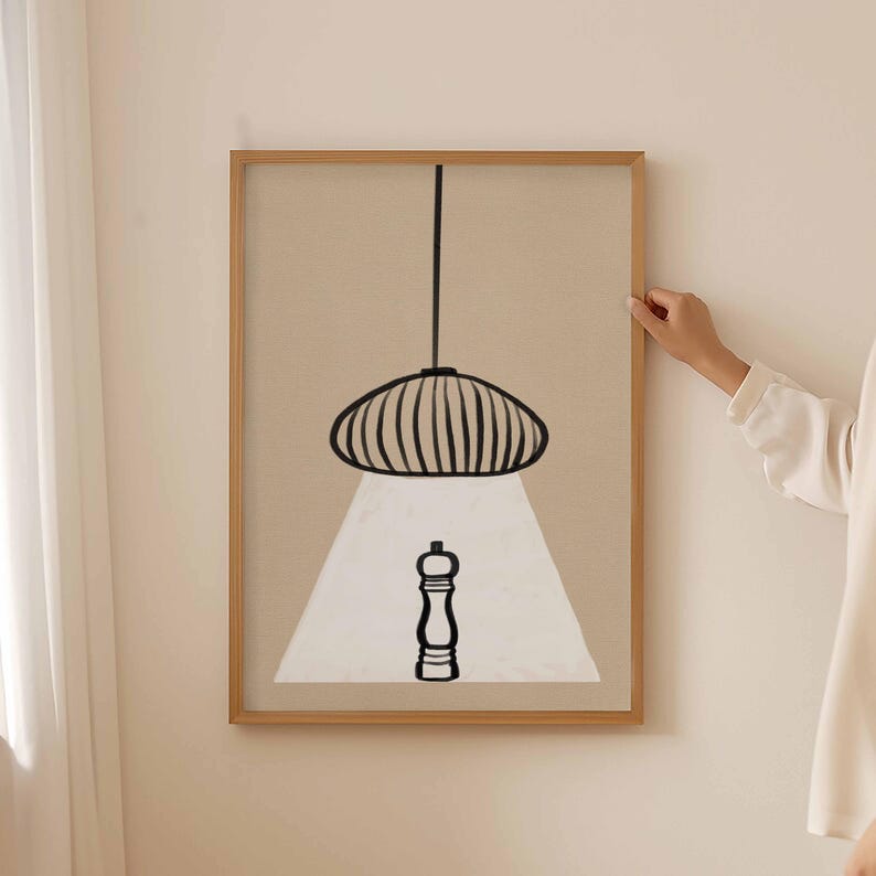 Salt and Light Modern Aesthetic Christian Bible Verse Wall Art Jesus Biblical Scripture Illustration Print French Kitchen Lamp Poster Decor Vintage Food Poster Retro Food Art Mid Century Modern Print Cool Christian Modern French Kitchen Wall Art Salt and Light of the World goodness of God daily reminder spiritual affirmation morning devotion reflection for christians gift for mom religious painting biblical quote memory verse ambassador of christ light of the world matthew 5:13-16 Jesus follower