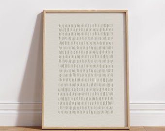 Neutral Abstract Modern Minimalist Bible Verse, To Be Set Apart As Christians Digital Art Print, Christian Scripture Verse, Faith in God Art