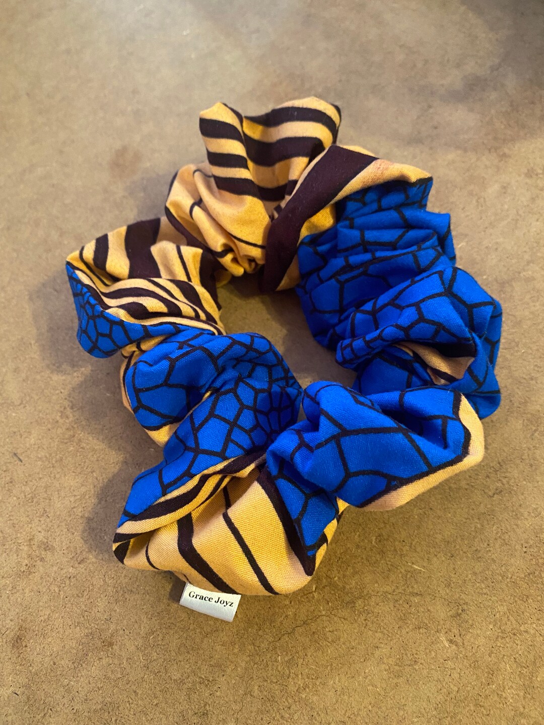 Blue Hair Tie Hair Accessories Elastic Hair Tie Scrunchies Etsy