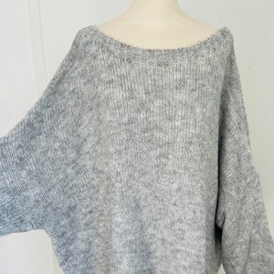 Oversized Strickpullover INDRA Pulli Schwarz SCHUHZWANG Bild 9