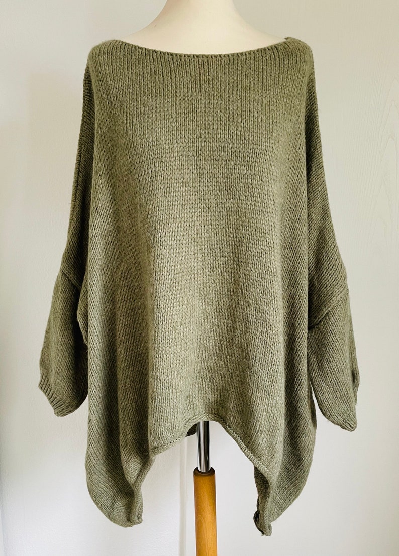 Oversized Strickpullover CINDRA Pulli Schwarz SCHUHZWANG Bild 8