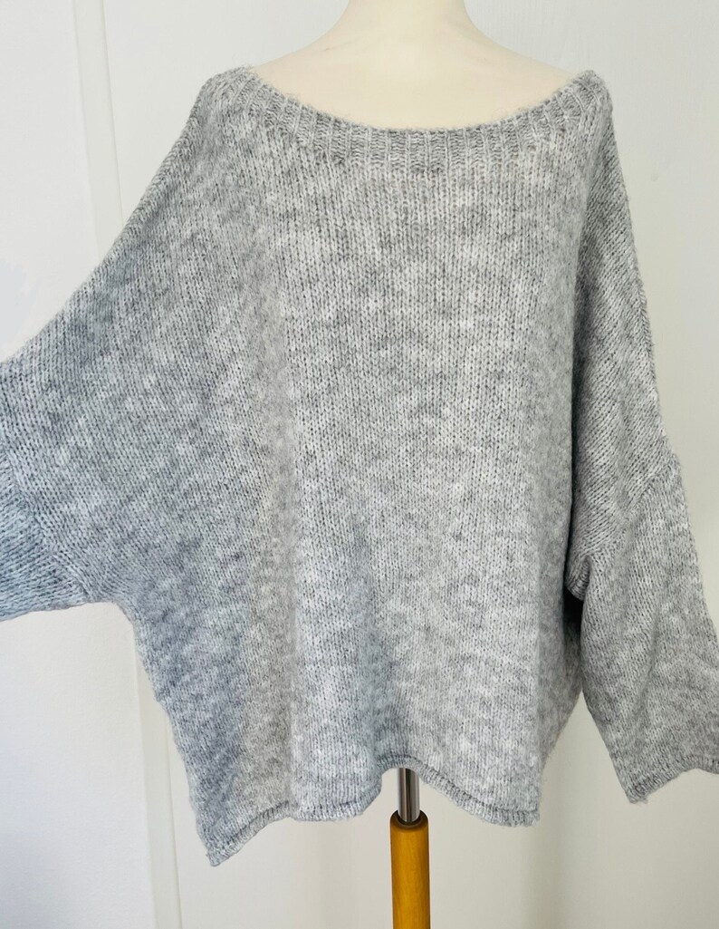 Oversized Strickpullover INDRA Pulli Schwarz SCHUHZWANG Bild 9