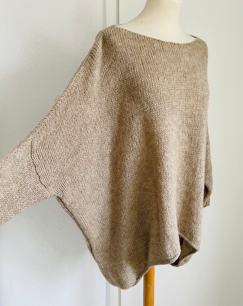 Oversized Strickpullover CINDRA Pulli Schwarz SCHUHZWANG Bild 6