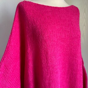 Oversized Strickpullover CINDRA Pulli Pink SCHUHZWANG Bild 3