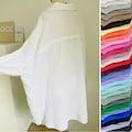 Oversized muslin blouse XS-XXL - various colors - SCHUHZWANG