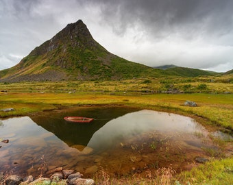 Poster, Wandschmuck, Lofoten, Norwegen, Wanddeko, Digitaldrucke, Wohndeko, Nordland, Naturfotografie, Landschaft