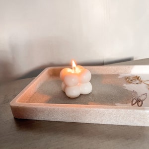 MINI BUBBLES | Mini Bubble Cube Candle, Mini Cube, Cube Candle, Square Candle, Aesthetic Candle, Decor Candle, Shape Candle, Wedding Favors