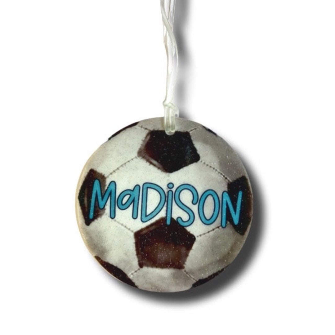 Custom Soccer Bag Tag Soccer Player Gift Soccer Bag Accessory Soccer Gift Soccer Coach Gift
