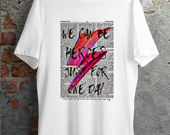 david bowie t shirt etsy