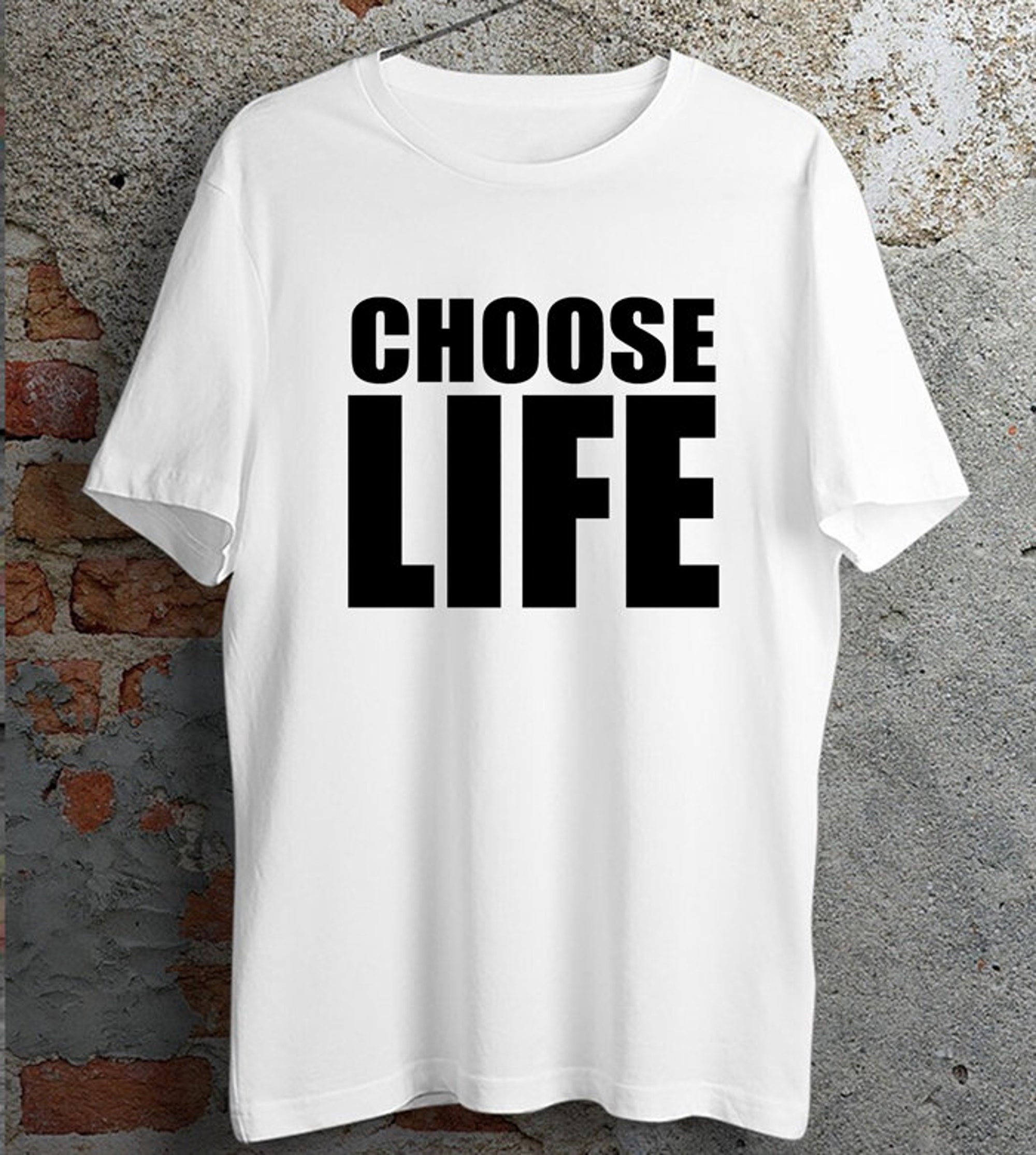 Discover Choose Life Wham  T Shirt  Tee