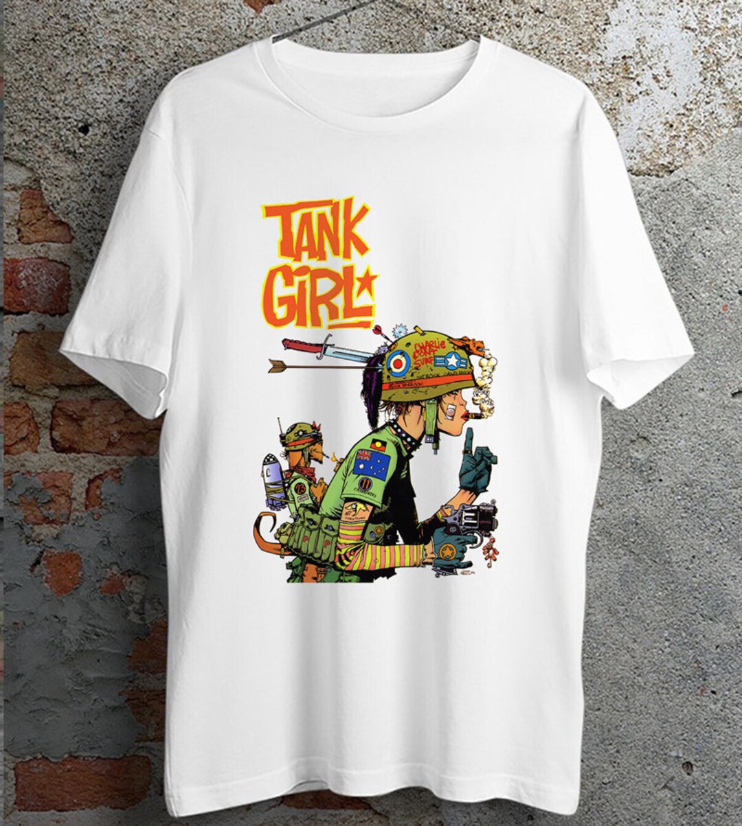 Tank Girl T Shirt Charlie Dont Surf T Shirt Poster Ideal Gift Etsy