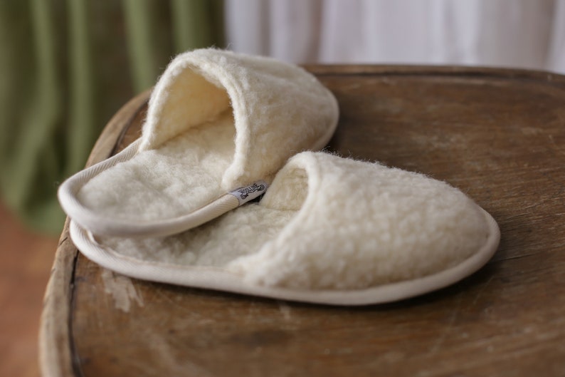 Slippers Slippers Christmas Natural Wool Warm Comfortable Handmade Easter Gifts Valentine's Day Valentines day image 8