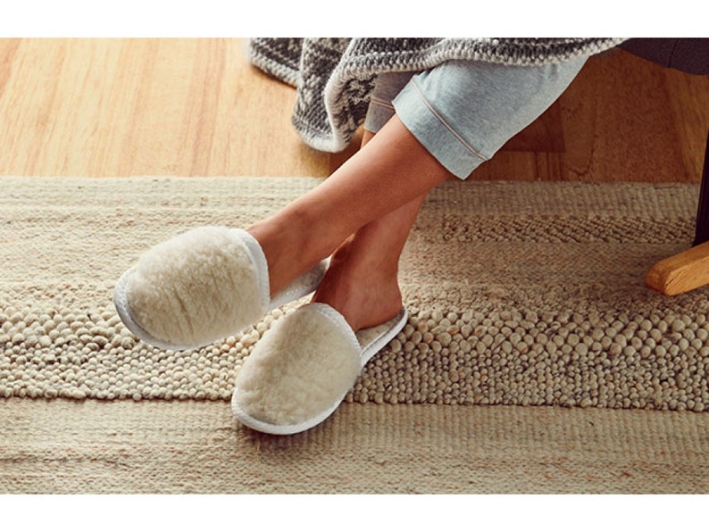 Slippers Slippers Christmas Natural Wool Warm Comfortable Handmade Easter Gifts Valentine's Day Valentines day image 2