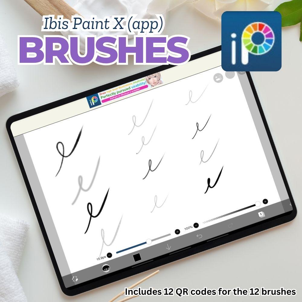 12 QR Code Brushes for Ibis Paint X - Etsy