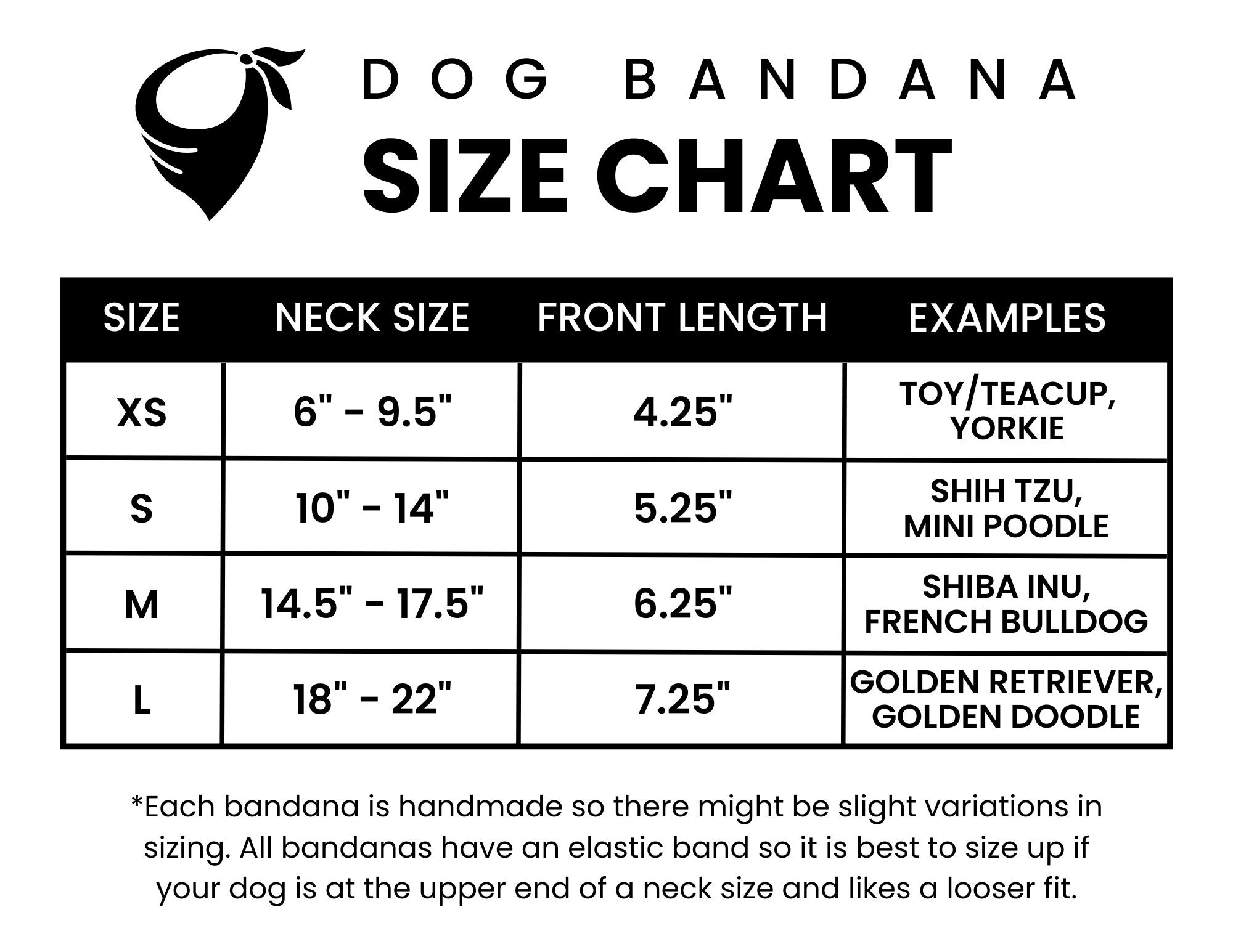 STMK 4er Set Hunde-Bandanas Für Thanksgiving – Verstellbar, Aus Baumwolle, Für Kleine & Große Hunde