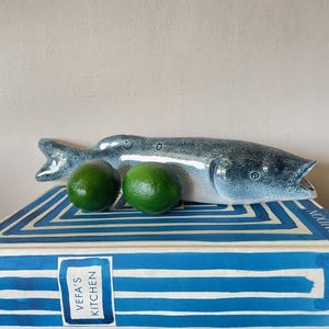 Vintage Ceramic Sardine Italy Mediterranean Kitchen Decor ,Wall Decor