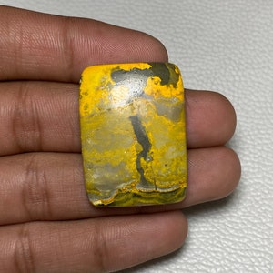 Very Pretty ~ Bumble Bee Rectangle Shape Cabochon Size- 26.50x35.50x7 MM Handmade Bumble Bee Flat Back Loose Gemstone For Making All Jewelry