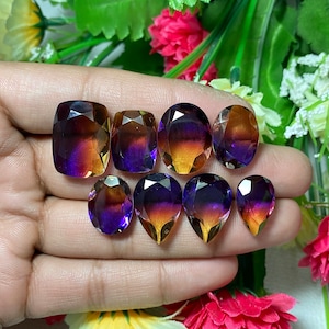 AAA Quality Doublet Glass Cut Stone Lot At WHOLESALE Price Amazing Both Side Polished Mix Shape Faceted Doublets Lot Making For Jewelry
