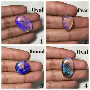 AAA Quality Monarch Opal Mix Shape Cabochon Doublet Monarch Opal Loose Gemstone For Jewelry.!!