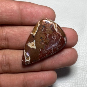 WOW ~~ Natural Copper Dolomite Cabochon Handmade Pear Shape Stone Size - 25x38x6 MM At CHEAPEST Price For Making Jewelry Loose Gemstone