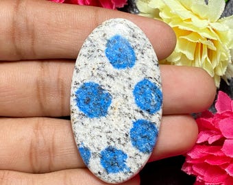Cabochon Jaspe Zébré Ovale 21.76 Carats - Naturel, Namibie, Qualité Excellente