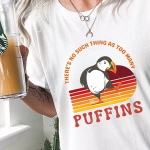 Puffin T-Shirt, Vintage Retro Puffin Shirt, Puffin Shirt, Retro Tee, Puffin Tee