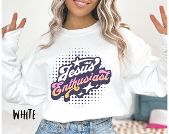 Retro Christian Shirt, Christian Sweatshirt, Bible Verse Shirt, Trendy Christian Shirt, Jesus Apparel, Faith Based Shirt, Jesus Revolution