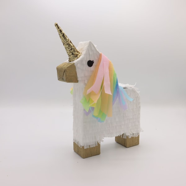 Unicorn Pinata Rainbow Birthday Unicorn Party Decorations Rainbow Mini Pinata