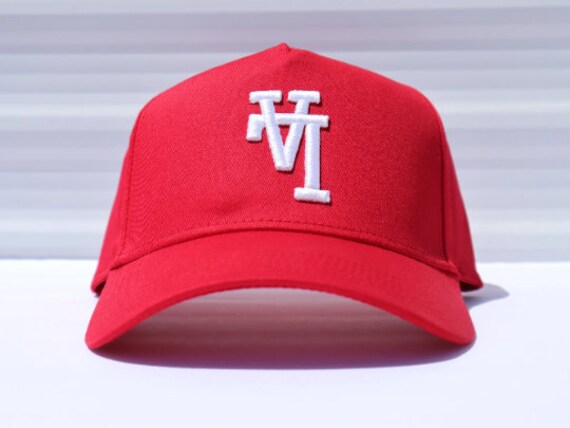 New Handmade 3D LA Dodgers Hat Red 