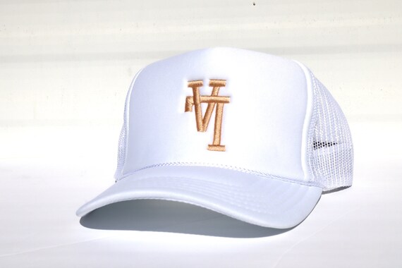 New Tan Embroidered LA Dodgers Logo 