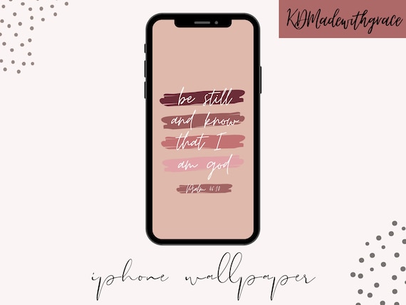 Bible Verse iPhone Wallpaper Aesthetic iPhone Wallpaper Feminine