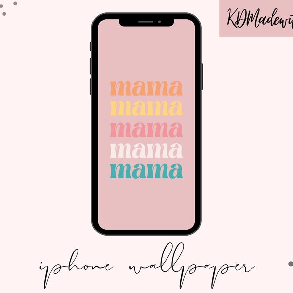 Pink Mama Wallpaper Etsy