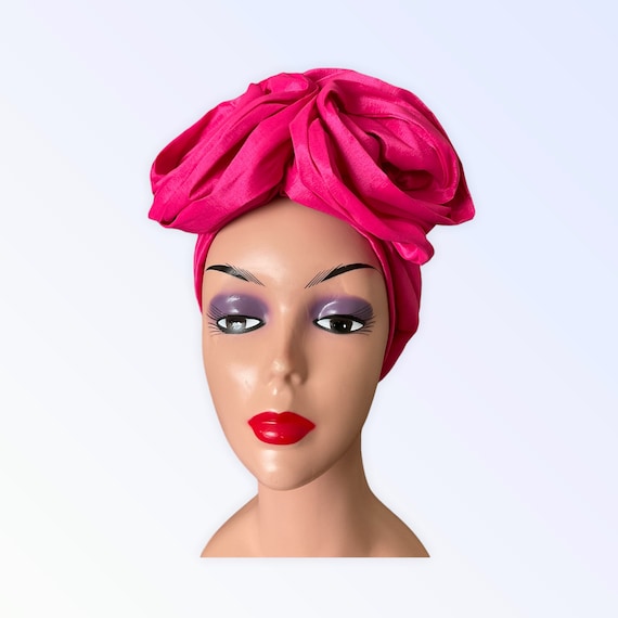 marihoja マリホジャ　India Silk Turban Hat India Silk Turban Hat