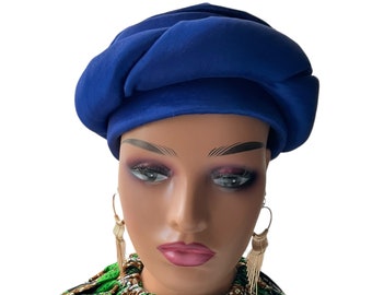Pre-tied African Turban: Women's Party Headgear, Ready-to-wear