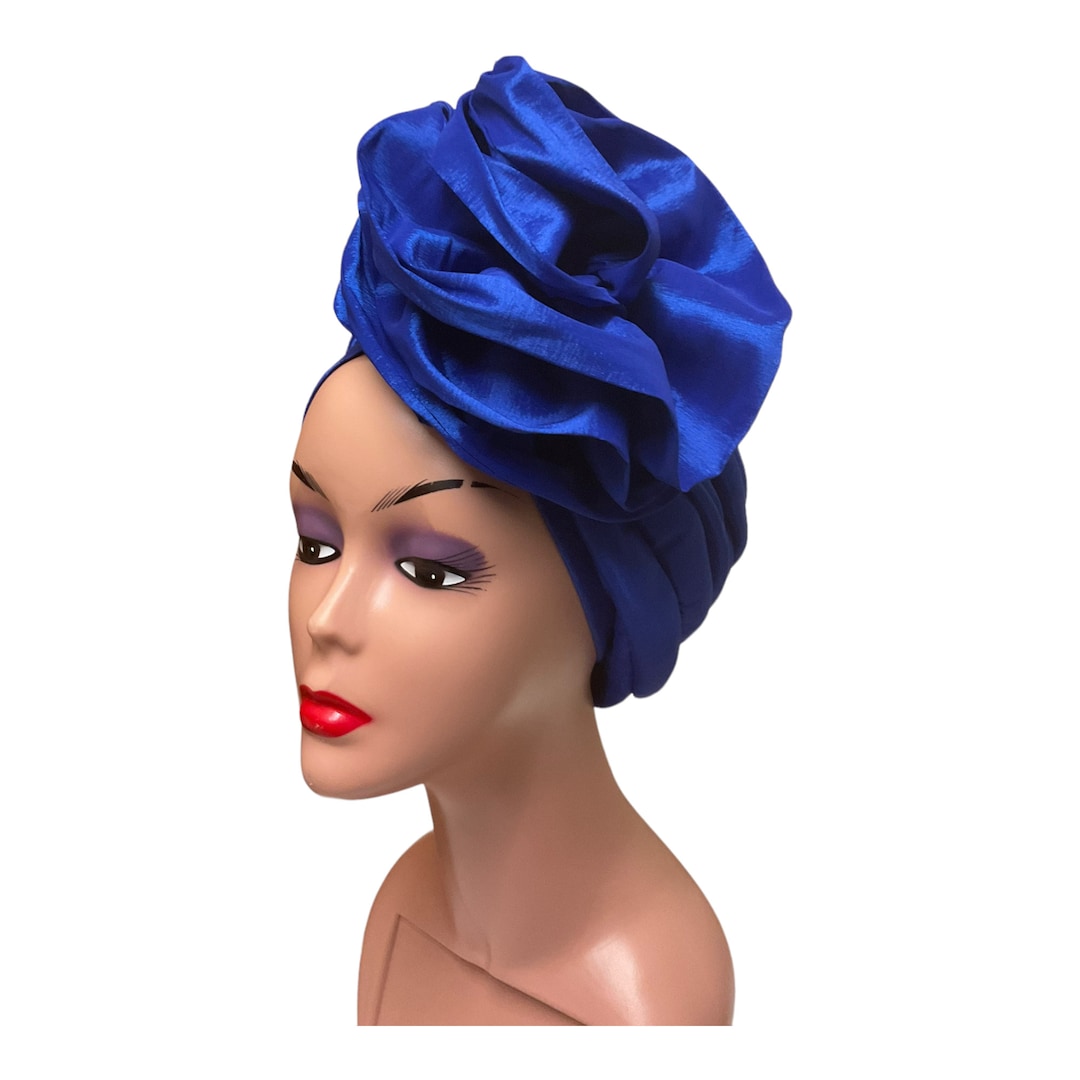 CAPLORD Silk Satin Lined Halo Turban Head Wrap Pre-Tied