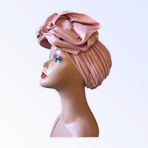 Pre tied Double Bow Turban For Woman |Auto  Gele Turban | Stylish Pre Styled Head Wrap | Gala Turban | Wedding Party Head tie.