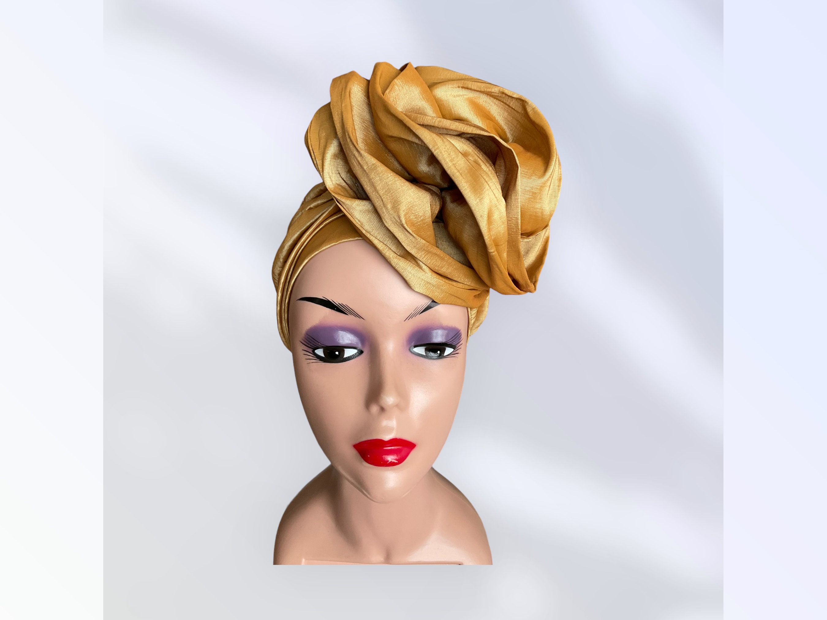 Pre Tied Turban Hat for Ladies | Side Bow Head Wrap. - Etsy