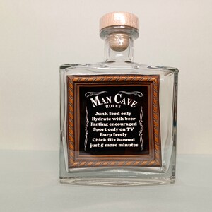 Man Cave onmogelijke fles