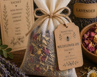 Spring Renewal Collection –Herbal Sachet – Fresh & Floral Botanical Blends – Natural Home Fragrance