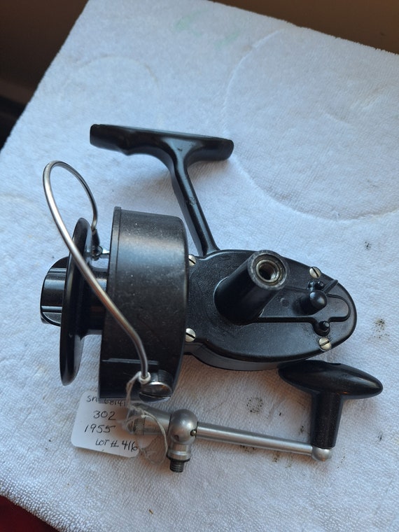 Vintage Mitchell 3-0-0 Spinning Fishing Reel, Circa 1950's Made in