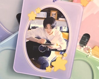 Star Acrylic Photo Card Holders