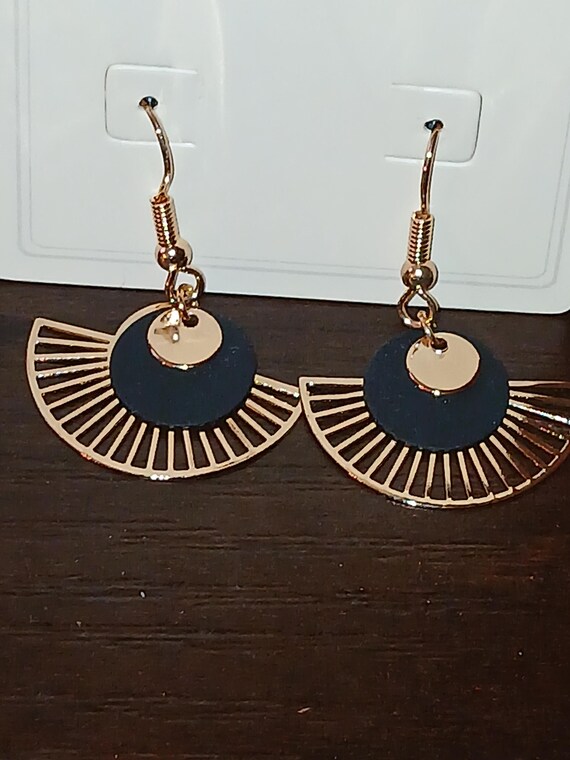 Graphing fan Earrings
