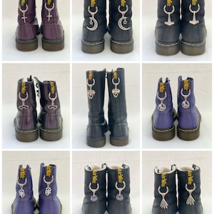 Dr Martens Charms | 9 Styles | Doc Charms | DM Boot Shoe Accessories | Boot Accessories | 1460 Jewellery | Air Wair Charms | Doc Tag