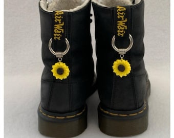 Sunflower Boot Charms for Doc Martens Charms for Docs Dr Marten Charms Doc Charms