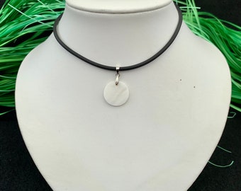 Black Choker | Mother of Pearl Necklace | Classic Jewellery | Boho | Gift