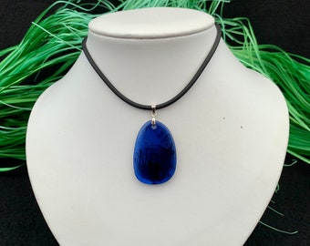 Black Choker | Royal Blue Boho Necklace | Bohemian Jewellery | Ideal Gift